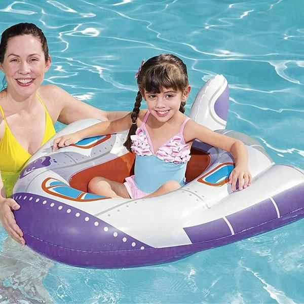 Imagem de Boia Piscina Infantil Nave Espacial Foguete Bestway