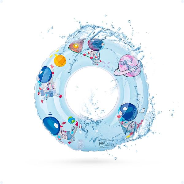 Imagem de Boia Piscina Redonda 48cm Infantil Piscina Inflável Pequena