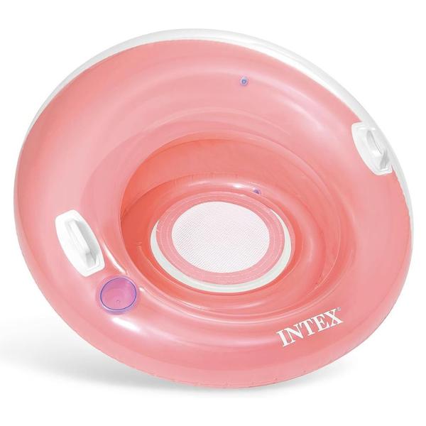 Imagem de Boia Poltrona Circular Inflável Sitn Lounge 119 cm Intex