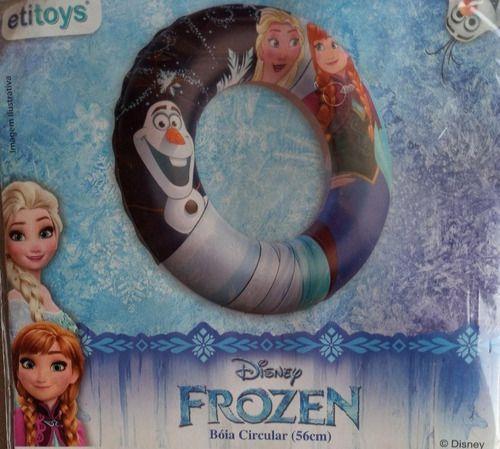 Imagem de Boia Princesa Frozen Menina Brinquedo Piscina 56cm Circular