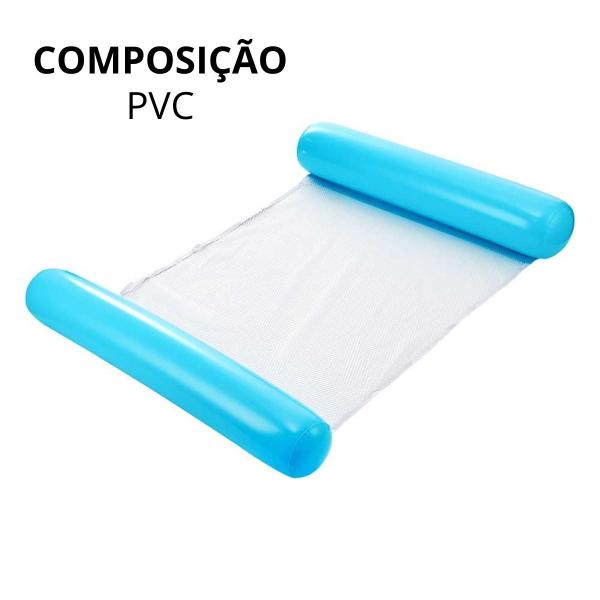 Imagem de Boia Rede Flutuante Inflável Piscina 124x70cm - DM Splash