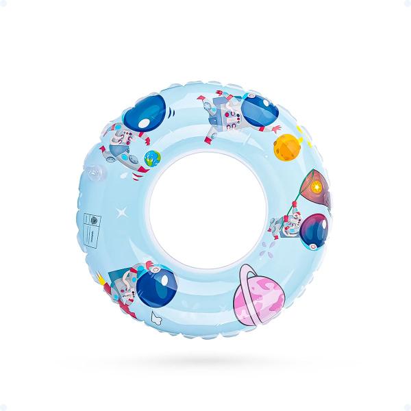 Imagem de Boia Redonda Infantil Piscina Praia Circular Colorida 48cm