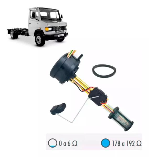 Imagem de Boia tanque combustivel 100/140 litros mercedes 709/710/809/812/814/815/816 912/914/915 7890 7890