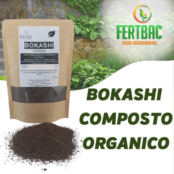 Imagem de Bokashi fertilizante adubo organico farelado Orquideas Hortaliças Flores 