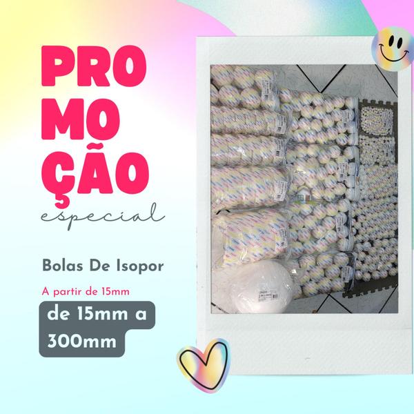 Imagem de Bola 300mm EPS Isopor Arte Artesanato 1 Unidade OCA