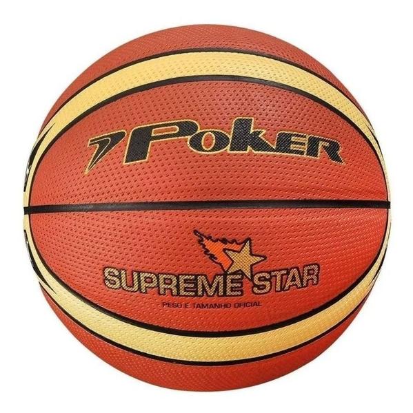 Imagem de Bola Basquete - Basket Ball Supreme Star Official N7 - Poker