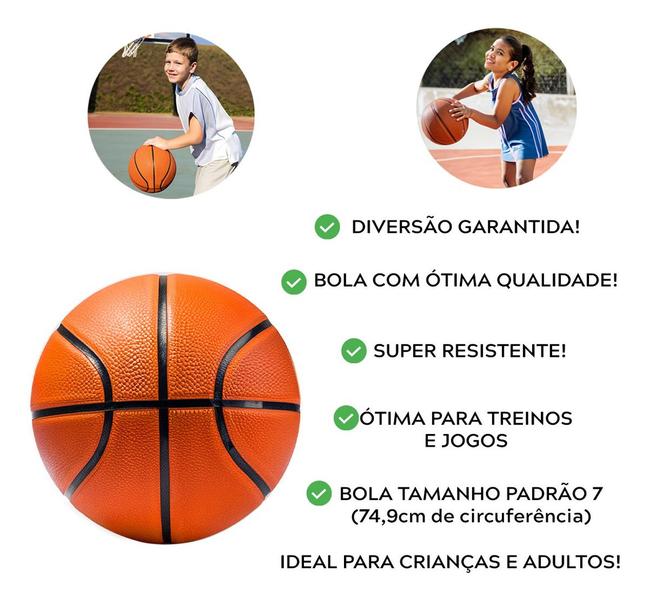 Imagem de Bola Basquete Basketball Tam E Peso Oficial