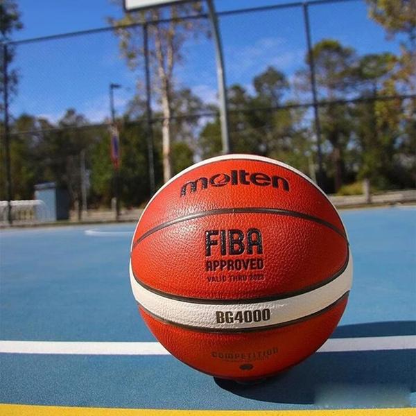 Imagem de Bola Basquete Feminino Molten BG4000 Profissional Tamanho 6 FIBA Approved