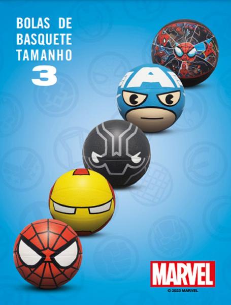 Imagem de Bola Basquete Infantil Marvel - Tam 3