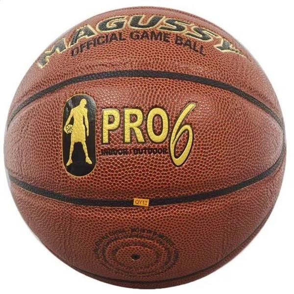 Imagem de Bola Basquete Magussy Pro6 Oficial