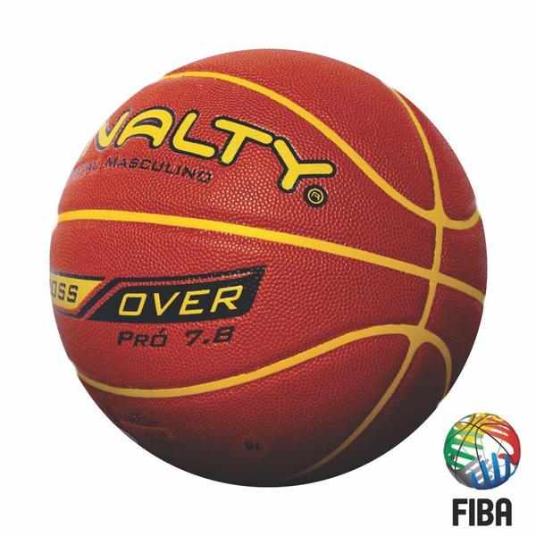 Imagem de Bola Basquete Penalty Pró 7.8 Crossover NBB Aprovado Fiba