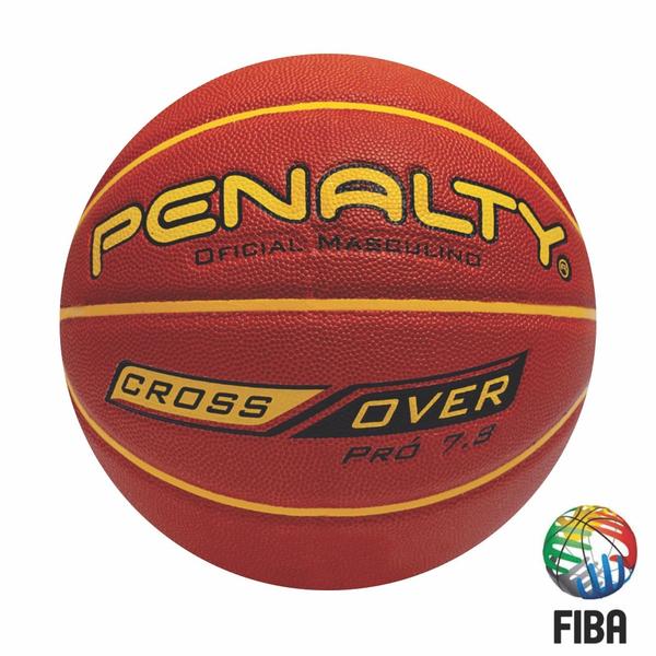 Imagem de Bola Basquete Penalty Pró 7.8 Mais Inflador e Calibrador