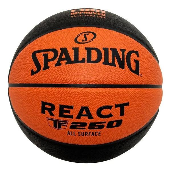 Imagem de Bola Basquete Spalding React TF 250 All Surface