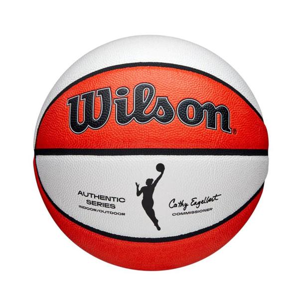 Imagem de Bola Basquete Wilson Authentic WNBA Branca/Laranja