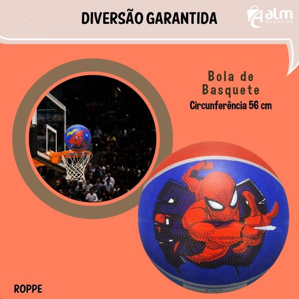 Imagem de Bola Basquetel Infantil Roppe Marvel Homem Aranha Tam 3 RP000290