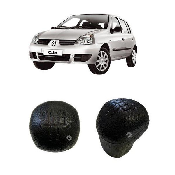 Imagem de Bola Câmbio Manopla Preta Renault Clio 2000 2005 2006 2008