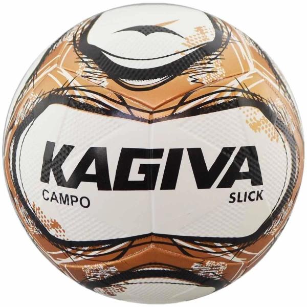 Imagem de Bola Campo Kagiva Slick Marrom + 1 Bomba de Ar