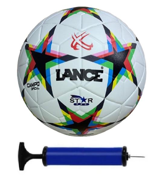 Imagem de Bola Campo Lance Star PRO Oficial + Bomba de Ar