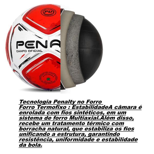 Imagem de Bola Campo Treinos Jogos Com Bomba Penalty Profissional