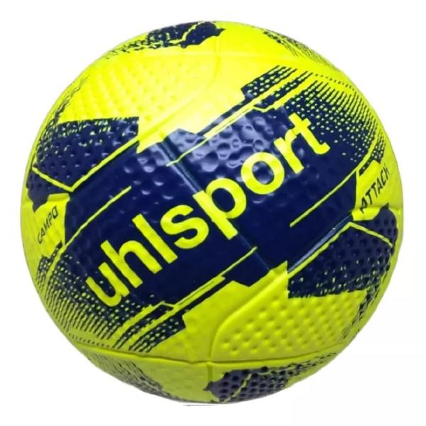 Imagem de Bola Campo Uhlsport Attack Amarelo/Marinho Oficial