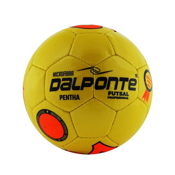 Imagem de Bola Dalponte 81 Pentha Futsal Salão Amarela Nova