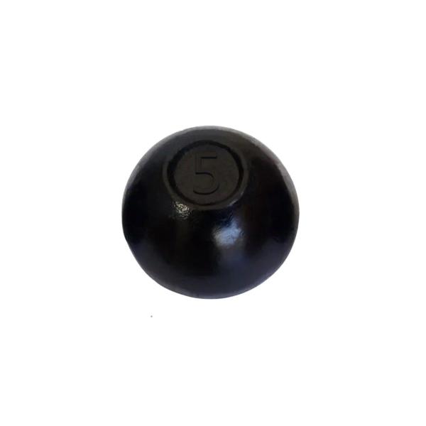 Bola de Arremesso Ferro Fundido Treinamento Funcional 5Kg - ANILHAS FITNESS Imagem de Bola de Arremesso Ferro Fundido Treinamento Funcional 5Kg
