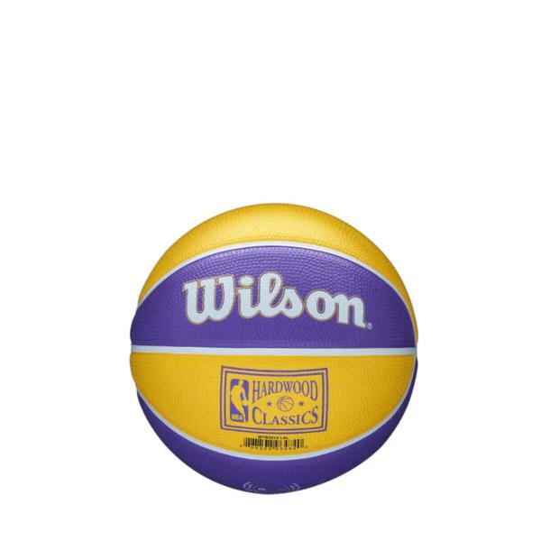 Imagem de Bola de Basquete Esporte Lazer Mini Retro Colecionadores Infantil Tamanho 3 NBA Outdoor Wilson