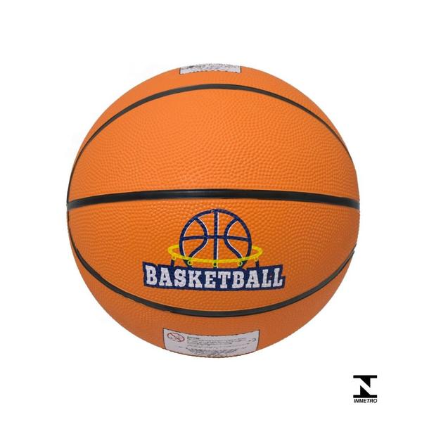 Imagem de Bola De Basquete Laranja Tamanho 7 - Bbr Toys