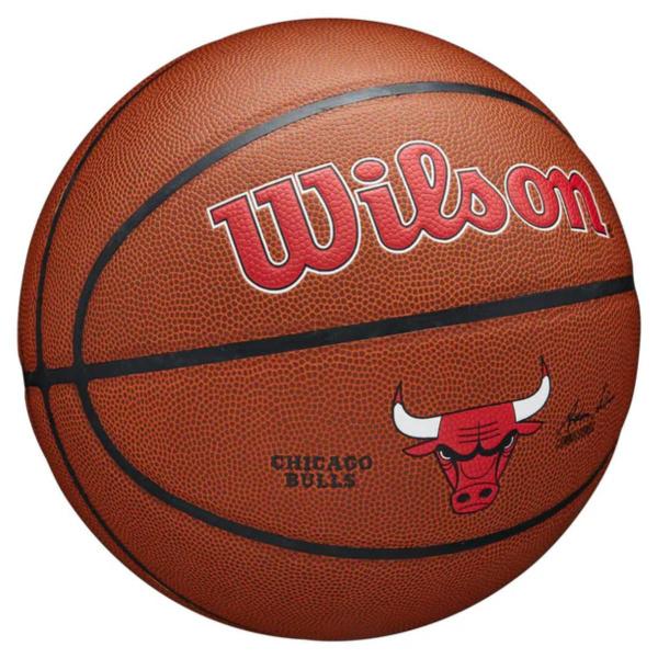 Imagem de Bola de Basquete Logotipo Times Team Alliance MVP Tamanho 7 NBA Aderente Pure Feel Cover Wilson