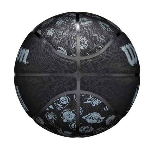 Imagem de Bola de Basquete NBA All Team Black Size 7 Cobertura Pure Feel Cover Wilson