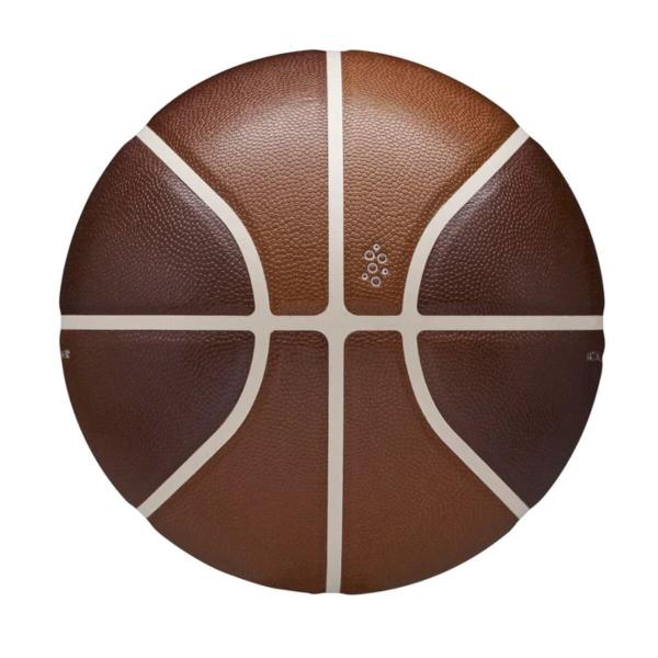 Imagem de Bola de Basquete NBA Champagne Series 1 Clássica Minimalista Ideal para Autógrafos Wilson