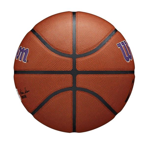 Imagem de Bola de Basquete NBA Los Angeles Lakers Wilson Team 7 - Laranja+Roxo