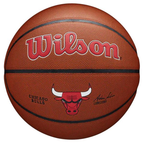 Imagem de Bola de Basquete NBA Team Alliance MVP Tamanho 7 Resistente Pure Feel Cover Logotipo Times Wilson