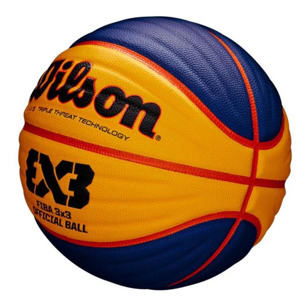 Imagem de Bola de Basquete Official Fiba 3x3 Tamanho 6 Wave Triple Threat Technology Wilson