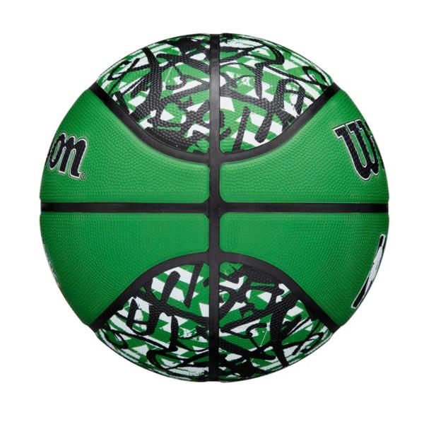 Imagem de Bola de Basquete Oficial Times NBA Team Graffiti 7 Outdoor Wilson