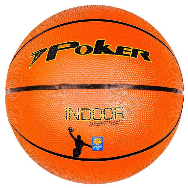 Imagem de Bola de Basquete Poker Indoor Oficial Nº 7 - Laranja