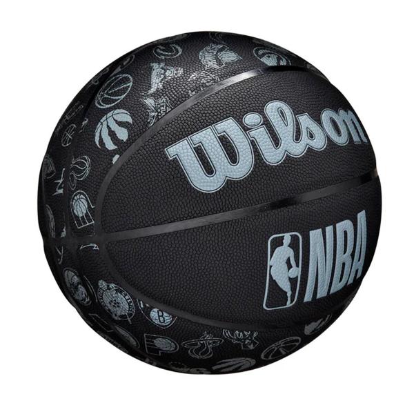 Imagem de Bola de Basquete Pure Feel NBA All Team Black Size 7 Maior Aderência Wilson