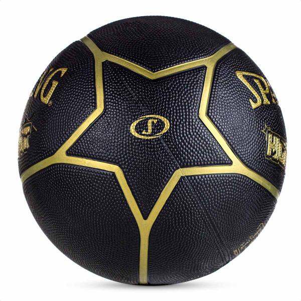 Imagem de Bola de Basquete Spalding Highlight Star Preto - Único