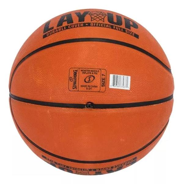 Imagem de Bola De Basquete Spalding Lay Up Laranja - Oficial Tamanho 7