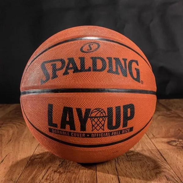 Imagem de Bola De Basquete Spalding Lay Up Laranja - Oficial Tamanho 7