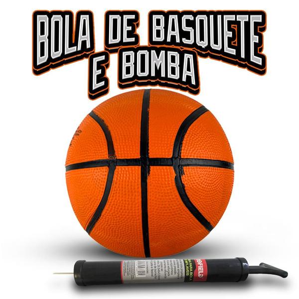 Imagem de Bola De Basquete Tamanho 23 cm Jogo de Quadra