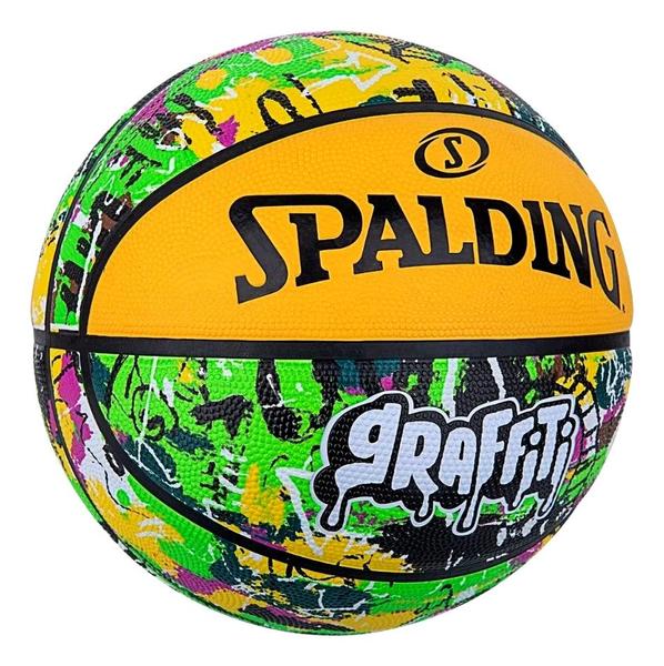 Imagem de Bola De Basquete Tamanho 7 Nba Graffiti Spalding verde