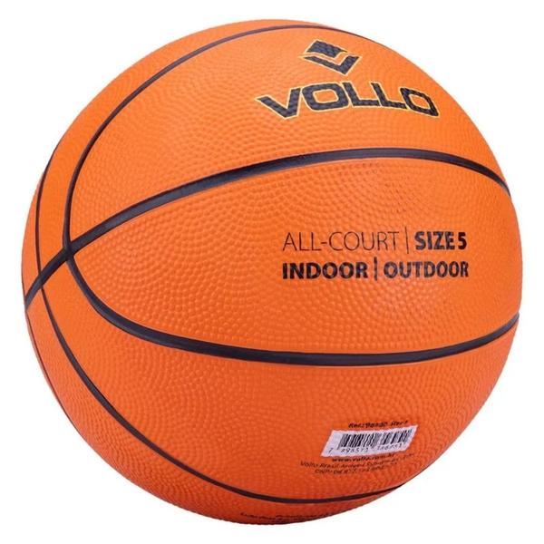 Imagem de Bola de Basquete Vollo Tamanho 5 Indoor Outdoor Laranja