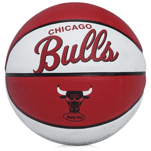 Imagem de Bola de Basquete Wilson Mini NBA Team Retro Chicago Bulls 3