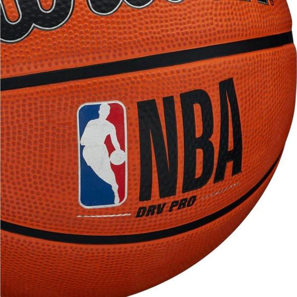 Imagem de Bola de Basquete Wilson NBA DRV Pro Tamanho 6 Laranja