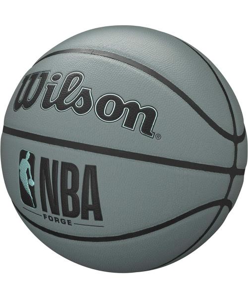 Imagem de Bola de Basquete Wilson NBA Forge Cinza Preto 7