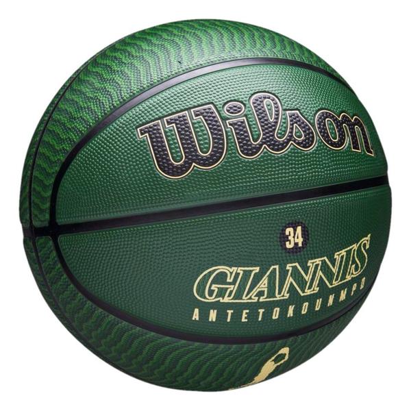 Imagem de Bola de Basquete Wilson Nba Player Icon Outdoor Giannis 7