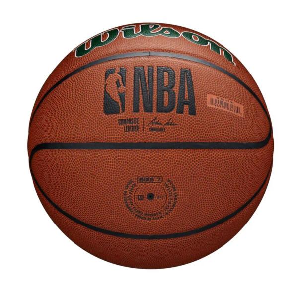 Imagem de Bola de basquete wilson nba team alliance milwaukee bucks 7