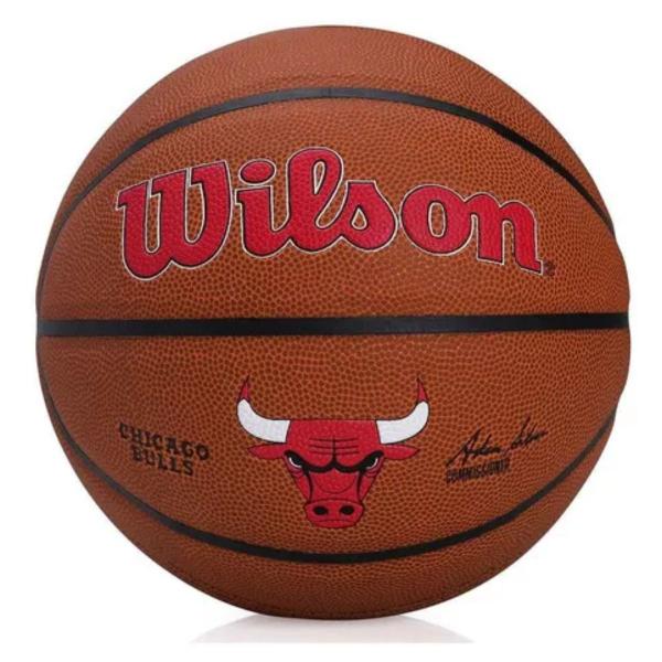 Imagem de Bola de Basquete Wilson Nba Team Alliance Tamanho 7 Bola De Basquete Wilson Nba Team Alliance Chicago Bulls Tam 7