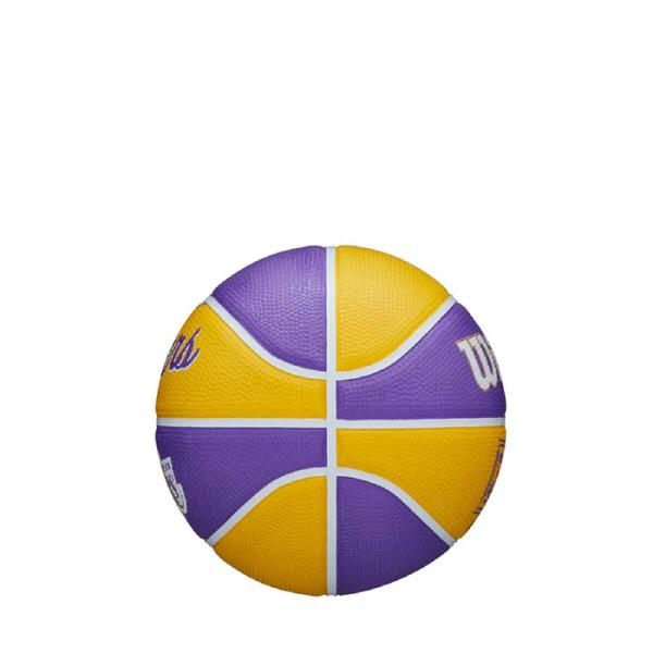 Imagem de Bola de Basquete Wilson NBA TEAM RETRO MINI - LOS ANGELES LAKERS 3